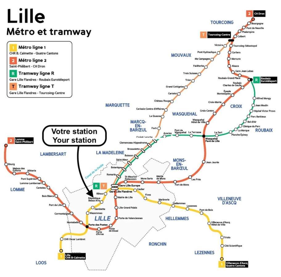 Lille Centre - Nice Cozy And Functional Parking ภายนอก รูปภาพ